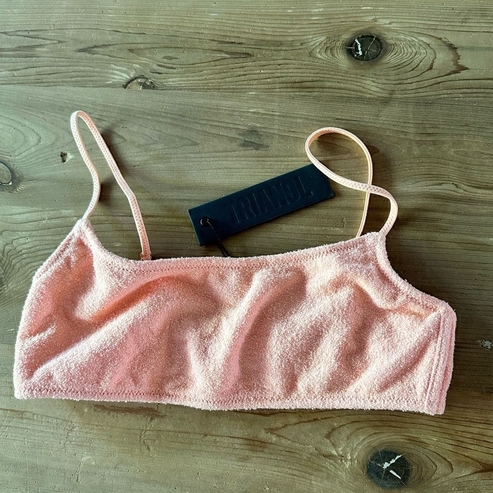 TRIANGL TOP ONLY MICA PECHE TERRY NO BAG NEW WITH TAGS
